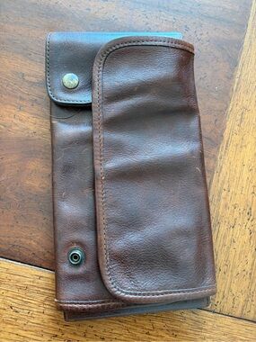 🧳 Moore & Giles Leather Travel Grooming Kit / Toiletry Organizer